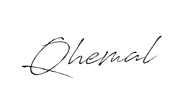 Also You can easily find your signature by using the search form. We will create Qhemal name handwritten signature images for you free of cost using Antro_Vectra sign style. Qhemal signature style 6 images and pictures png