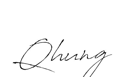 The best way (Antro_Vectra) to make a short signature is to pick only two or three words in your name. The name Qhung include a total of six letters. For converting this name. Qhung signature style 6 images and pictures png