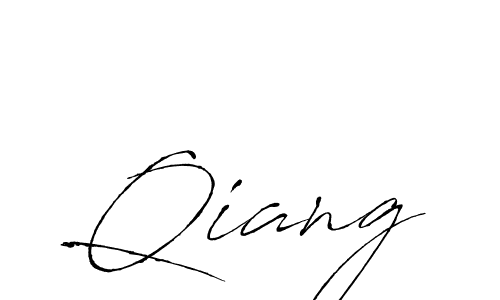 Create a beautiful signature design for name Qiang. With this signature (Antro_Vectra) fonts, you can make a handwritten signature for free. Qiang signature style 6 images and pictures png