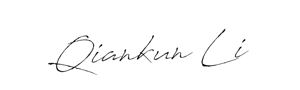 Make a beautiful signature design for name Qiankun Li. Use this online signature maker to create a handwritten signature for free. Qiankun Li signature style 6 images and pictures png