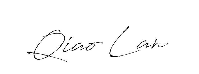 Design your own signature with our free online signature maker. With this signature software, you can create a handwritten (Antro_Vectra) signature for name Qiao Lan. Qiao Lan signature style 6 images and pictures png