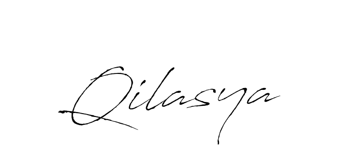 Qilasya stylish signature style. Best Handwritten Sign (Antro_Vectra) for my name. Handwritten Signature Collection Ideas for my name Qilasya. Qilasya signature style 6 images and pictures png