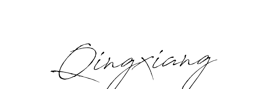 Design your own signature with our free online signature maker. With this signature software, you can create a handwritten (Antro_Vectra) signature for name Qingxiang. Qingxiang signature style 6 images and pictures png