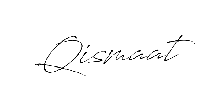 Use a signature maker to create a handwritten signature online. With this signature software, you can design (Antro_Vectra) your own signature for name Qismaat. Qismaat signature style 6 images and pictures png