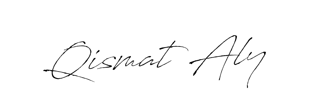 Use a signature maker to create a handwritten signature online. With this signature software, you can design (Antro_Vectra) your own signature for name Qismat Aly. Qismat Aly signature style 6 images and pictures png
