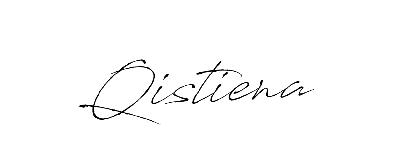 if you are searching for the best signature style for your name Qistiena. so please give up your signature search. here we have designed multiple signature styles  using Antro_Vectra. Qistiena signature style 6 images and pictures png