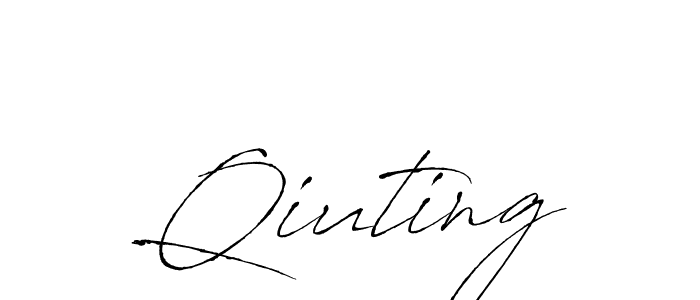 Similarly Antro_Vectra is the best handwritten signature design. Signature creator online .You can use it as an online autograph creator for name Qiuting. Qiuting signature style 6 images and pictures png