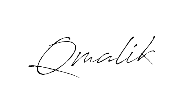 The best way (Antro_Vectra) to make a short signature is to pick only two or three words in your name. The name Qmalik include a total of six letters. For converting this name. Qmalik signature style 6 images and pictures png