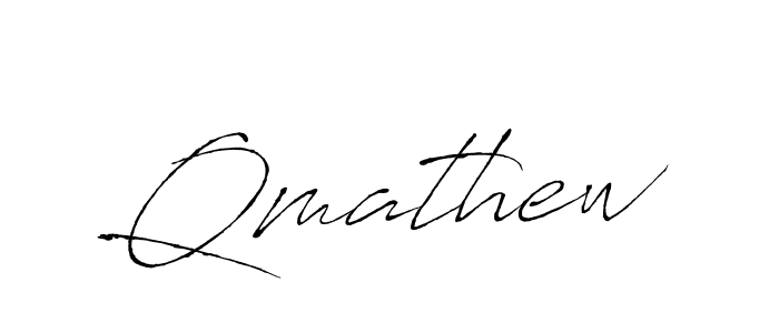 Create a beautiful signature design for name Qmathew. With this signature (Antro_Vectra) fonts, you can make a handwritten signature for free. Qmathew signature style 6 images and pictures png