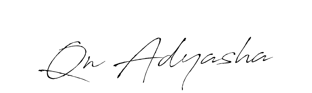 Similarly Antro_Vectra is the best handwritten signature design. Signature creator online .You can use it as an online autograph creator for name Qn Adyasha. Qn Adyasha signature style 6 images and pictures png