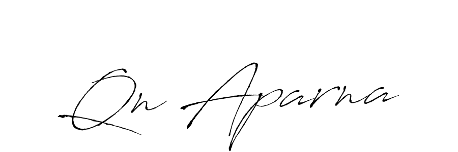 Antro_Vectra is a professional signature style that is perfect for those who want to add a touch of class to their signature. It is also a great choice for those who want to make their signature more unique. Get Qn Aparna name to fancy signature for free. Qn Aparna signature style 6 images and pictures png