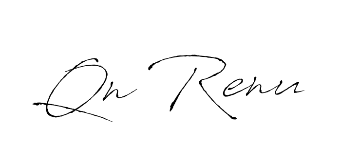Similarly Antro_Vectra is the best handwritten signature design. Signature creator online .You can use it as an online autograph creator for name Qn Renu. Qn Renu signature style 6 images and pictures png