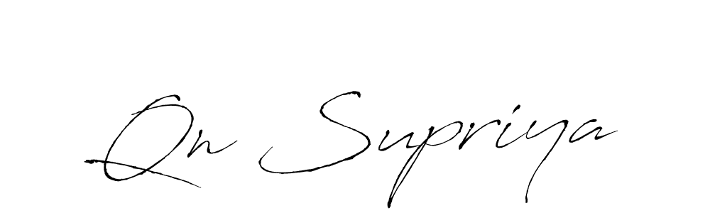 Also we have Qn Supriya name is the best signature style. Create professional handwritten signature collection using Antro_Vectra autograph style. Qn Supriya signature style 6 images and pictures png