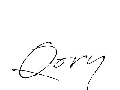 How to make Qory signature? Antro_Vectra is a professional autograph style. Create handwritten signature for Qory name. Qory signature style 6 images and pictures png