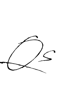 The best way (Antro_Vectra) to make a short signature is to pick only two or three words in your name. The name Qs include a total of six letters. For converting this name. Qs signature style 6 images and pictures png