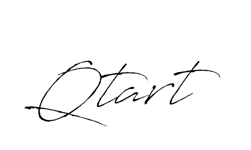 Antro_Vectra is a professional signature style that is perfect for those who want to add a touch of class to their signature. It is also a great choice for those who want to make their signature more unique. Get Qtart name to fancy signature for free. Qtart signature style 6 images and pictures png