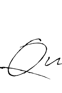 Also You can easily find your signature by using the search form. We will create Qu name handwritten signature images for you free of cost using Antro_Vectra sign style. Qu signature style 6 images and pictures png