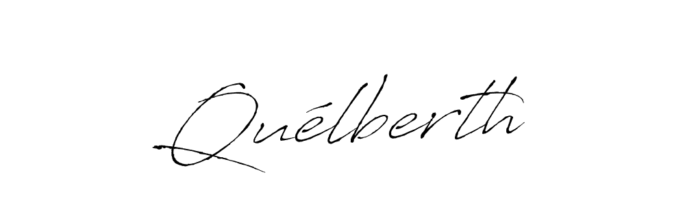 Quélberth stylish signature style. Best Handwritten Sign (Antro_Vectra) for my name. Handwritten Signature Collection Ideas for my name Quélberth. Quélberth signature style 6 images and pictures png