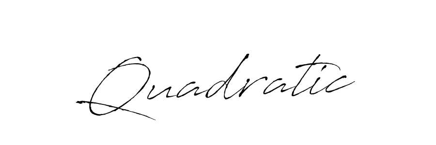 Design your own signature with our free online signature maker. With this signature software, you can create a handwritten (Antro_Vectra) signature for name Quadratic. Quadratic signature style 6 images and pictures png