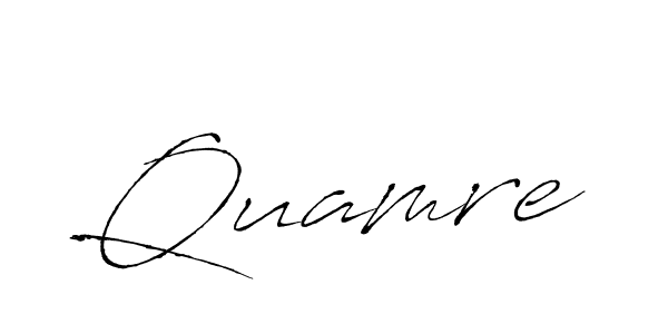 You should practise on your own different ways (Antro_Vectra) to write your name (Quamre) in signature. don't let someone else do it for you. Quamre signature style 6 images and pictures png