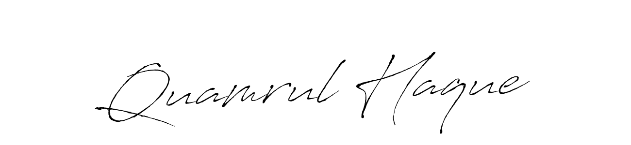 Also we have Quamrul Haque name is the best signature style. Create professional handwritten signature collection using Antro_Vectra autograph style. Quamrul Haque signature style 6 images and pictures png