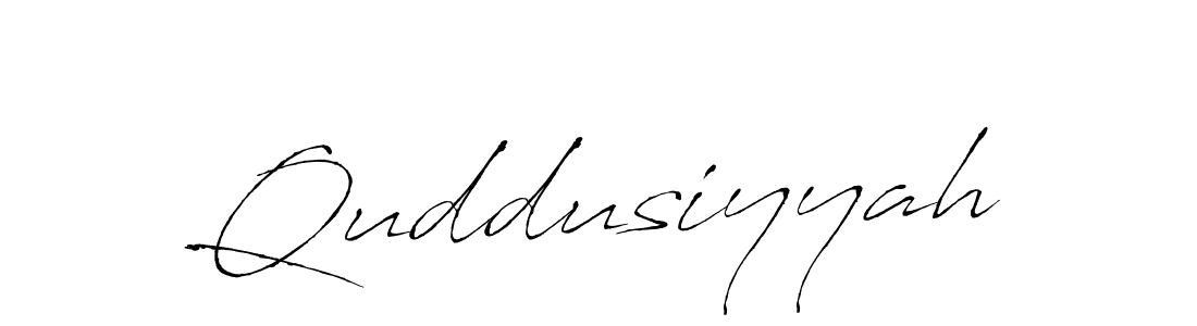 if you are searching for the best signature style for your name Quddusiyyah. so please give up your signature search. here we have designed multiple signature styles  using Antro_Vectra. Quddusiyyah signature style 6 images and pictures png