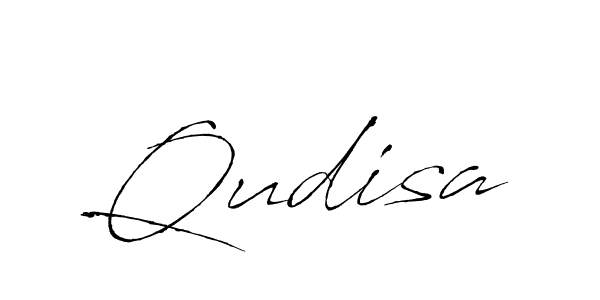 Design your own signature with our free online signature maker. With this signature software, you can create a handwritten (Antro_Vectra) signature for name Qudisa. Qudisa signature style 6 images and pictures png