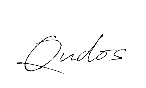 How to make Qudos name signature. Use Antro_Vectra style for creating short signs online. This is the latest handwritten sign. Qudos signature style 6 images and pictures png