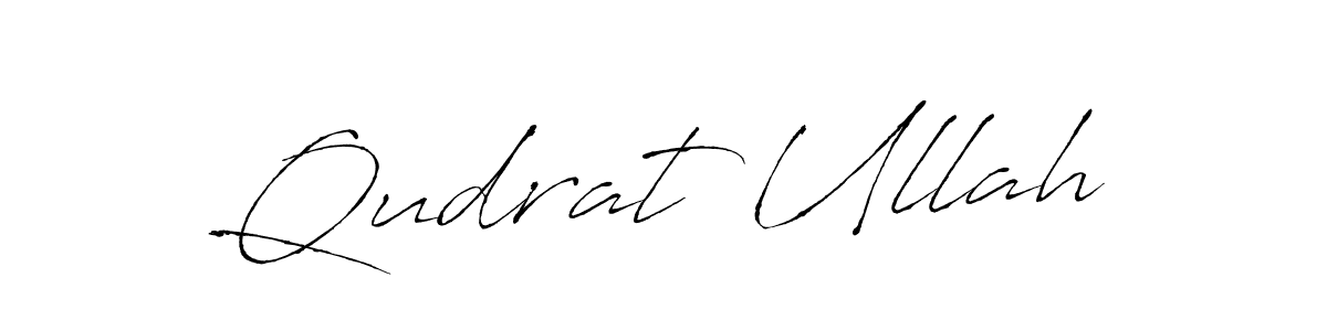 Antro_Vectra is a professional signature style that is perfect for those who want to add a touch of class to their signature. It is also a great choice for those who want to make their signature more unique. Get Qudrat Ullah name to fancy signature for free. Qudrat Ullah signature style 6 images and pictures png