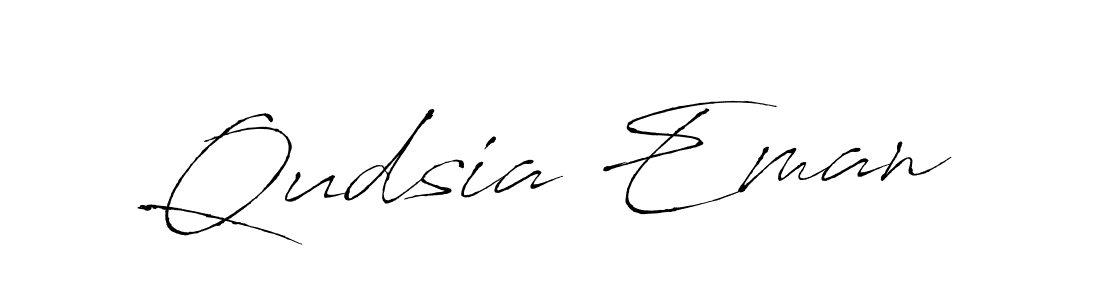 Make a beautiful signature design for name Qudsia Eman. Use this online signature maker to create a handwritten signature for free. Qudsia Eman signature style 6 images and pictures png