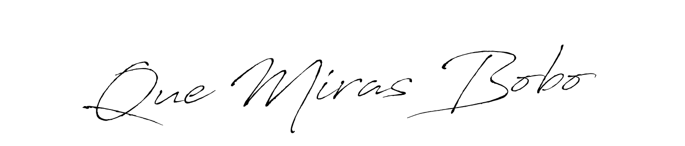 Similarly Antro_Vectra is the best handwritten signature design. Signature creator online .You can use it as an online autograph creator for name Que Miras Bobo. Que Miras Bobo signature style 6 images and pictures png