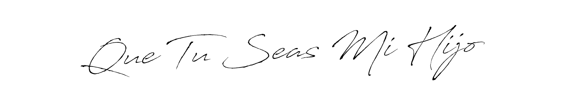 Check out images of Autograph of Que Tu Seas Mi Hijo name. Actor Que Tu Seas Mi Hijo Signature Style. Antro_Vectra is a professional sign style online. Que Tu Seas Mi Hijo signature style 6 images and pictures png