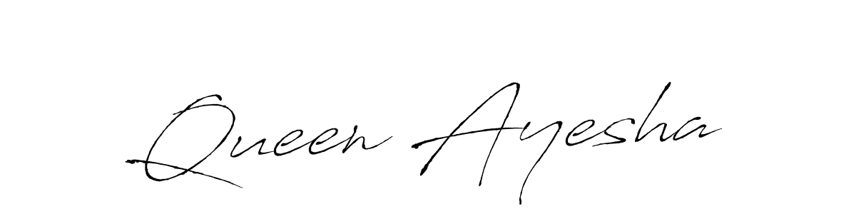 The best way (Antro_Vectra) to make a short signature is to pick only two or three words in your name. The name Queen Ayesha include a total of six letters. For converting this name. Queen Ayesha signature style 6 images and pictures png