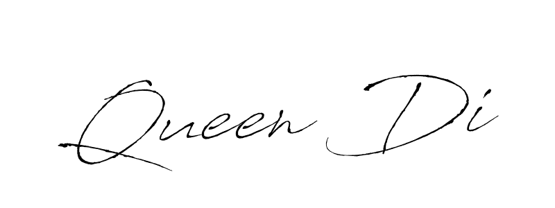 Design your own signature with our free online signature maker. With this signature software, you can create a handwritten (Antro_Vectra) signature for name Queen Di. Queen Di signature style 6 images and pictures png