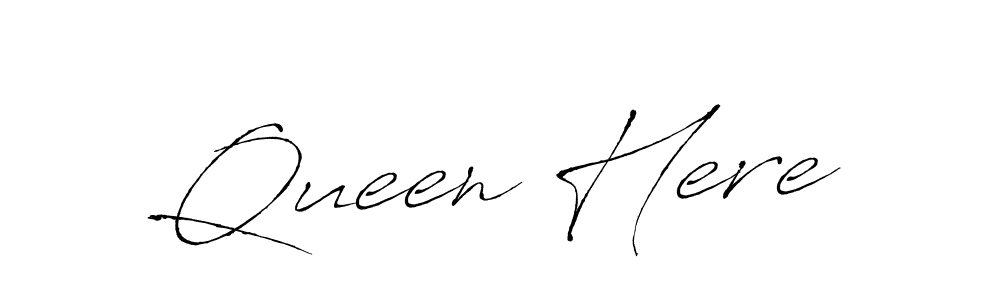 Make a beautiful signature design for name Queen Here. Use this online signature maker to create a handwritten signature for free. Queen Here signature style 6 images and pictures png