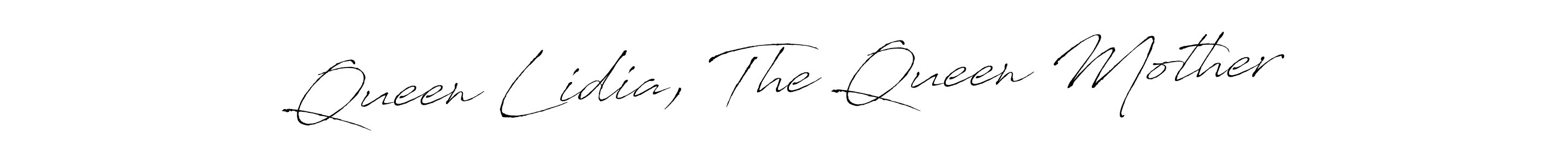 You should practise on your own different ways (Antro_Vectra) to write your name (Queen Lidia, The Queen Mother) in signature. don't let someone else do it for you. Queen Lidia, The Queen Mother signature style 6 images and pictures png