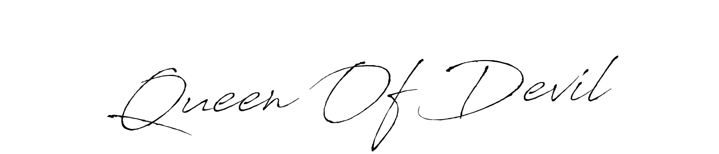Design your own signature with our free online signature maker. With this signature software, you can create a handwritten (Antro_Vectra) signature for name Queen Of Devil. Queen Of Devil signature style 6 images and pictures png