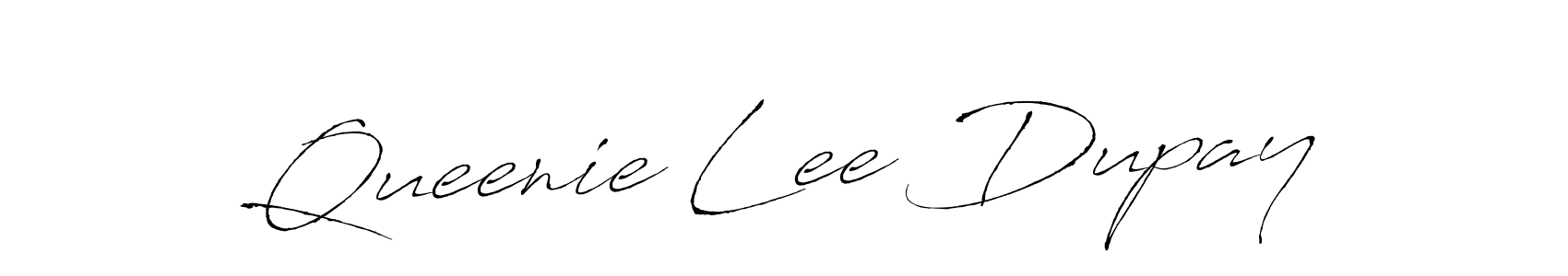 Make a short Queenie Lee Dupay signature style. Manage your documents anywhere anytime using Antro_Vectra. Create and add eSignatures, submit forms, share and send files easily. Queenie Lee Dupay signature style 6 images and pictures png