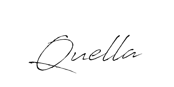 You should practise on your own different ways (Antro_Vectra) to write your name (Quella) in signature. don't let someone else do it for you. Quella signature style 6 images and pictures png