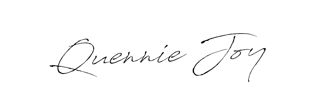 Create a beautiful signature design for name Quennie Joy. With this signature (Antro_Vectra) fonts, you can make a handwritten signature for free. Quennie Joy signature style 6 images and pictures png