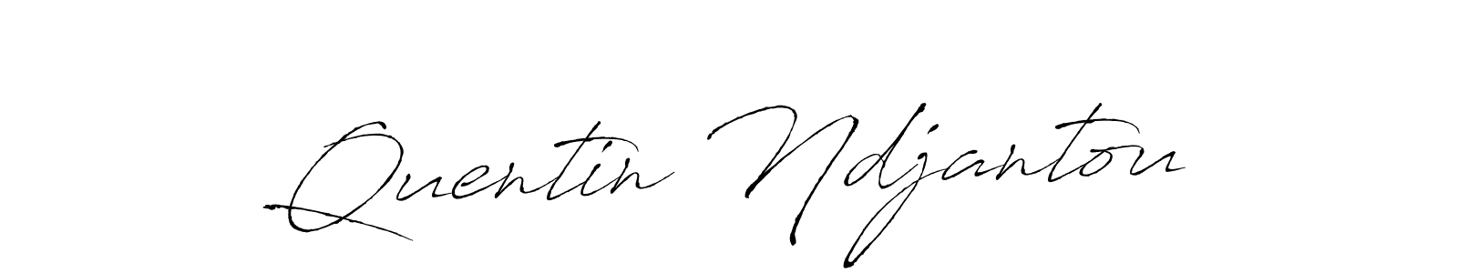 Antro_Vectra is a professional signature style that is perfect for those who want to add a touch of class to their signature. It is also a great choice for those who want to make their signature more unique. Get Quentin Ndjantou name to fancy signature for free. Quentin Ndjantou signature style 6 images and pictures png