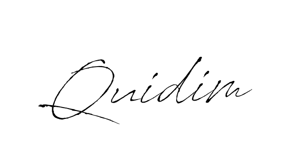 How to make Quidim name signature. Use Antro_Vectra style for creating short signs online. This is the latest handwritten sign. Quidim signature style 6 images and pictures png
