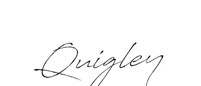 Use a signature maker to create a handwritten signature online. With this signature software, you can design (Antro_Vectra) your own signature for name Quigley. Quigley signature style 6 images and pictures png