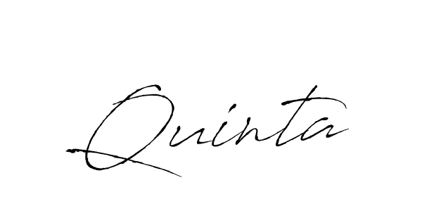 Antro_Vectra is a professional signature style that is perfect for those who want to add a touch of class to their signature. It is also a great choice for those who want to make their signature more unique. Get Quinta name to fancy signature for free. Quinta signature style 6 images and pictures png