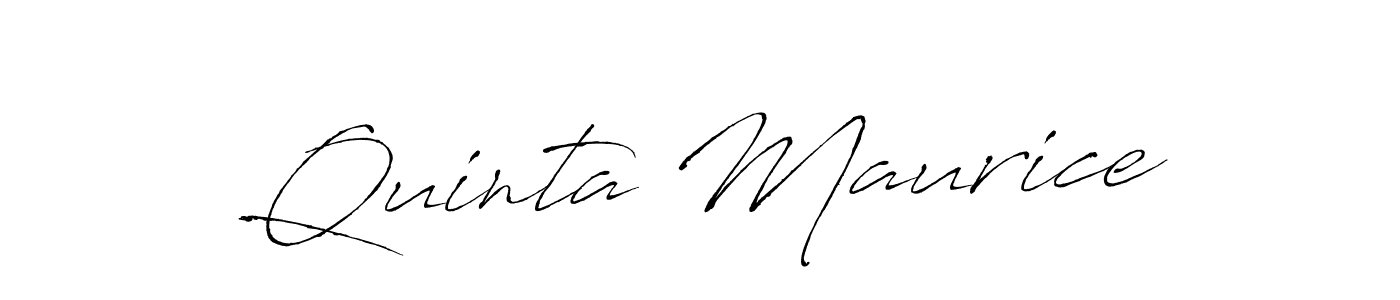 Also You can easily find your signature by using the search form. We will create Quinta Maurice name handwritten signature images for you free of cost using Antro_Vectra sign style. Quinta Maurice signature style 6 images and pictures png