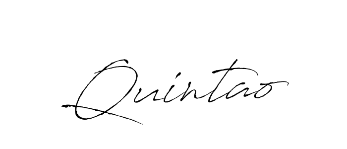 Create a beautiful signature design for name Quintao. With this signature (Antro_Vectra) fonts, you can make a handwritten signature for free. Quintao signature style 6 images and pictures png