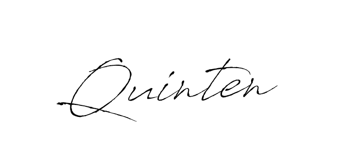 Make a beautiful signature design for name Quinten. With this signature (Antro_Vectra) style, you can create a handwritten signature for free. Quinten signature style 6 images and pictures png