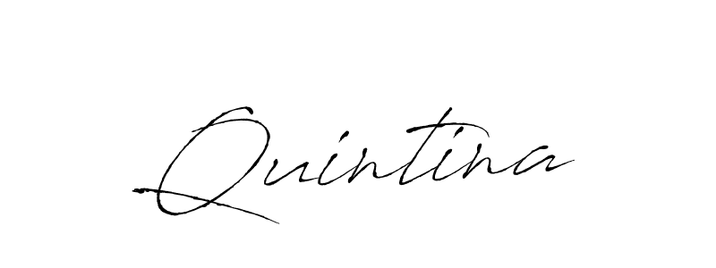 You should practise on your own different ways (Antro_Vectra) to write your name (Quintina) in signature. don't let someone else do it for you. Quintina signature style 6 images and pictures png