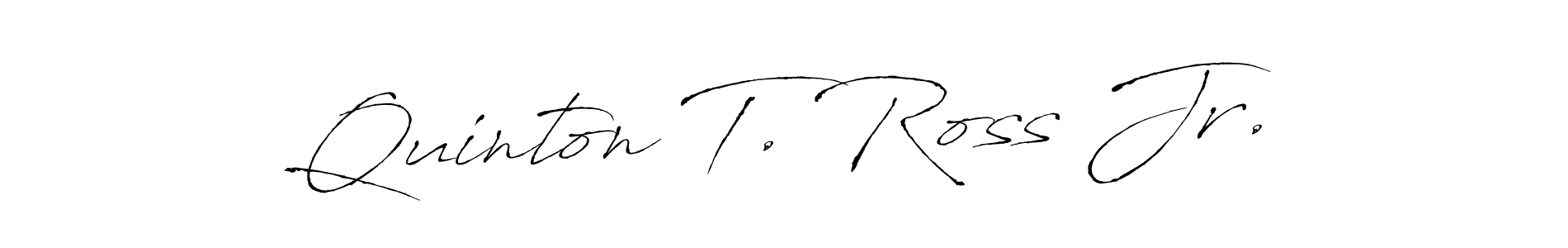 It looks lik you need a new signature style for name Quinton T. Ross Jr.. Design unique handwritten (Antro_Vectra) signature with our free signature maker in just a few clicks. Quinton T. Ross Jr. signature style 6 images and pictures png