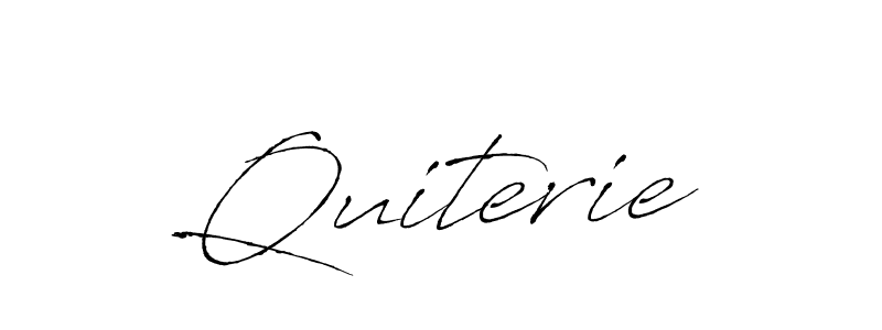 How to make Quiterie signature? Antro_Vectra is a professional autograph style. Create handwritten signature for Quiterie name. Quiterie signature style 6 images and pictures png